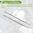 thumbnail image 6 of 2pcs Rear Extended Brake Line Hose Kit for Nissan Patrol GQ Y60 1988-1997 Braided Brake Hose for Ford Maverick 1988-1994, 6 of 6