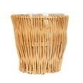 thumbnail image 5 of Household Essentials Small Reed Willow Waste Basket, Handwoven Basket with Removable Liner, Attractive Alternative to Plastic or Metal Cans, Natural, 5 of 9
