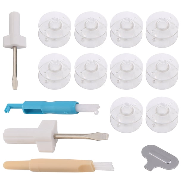 Enhebrador de núcleo de lanzadera, juego de herramientas para máquinas de coser, insertador de agujas, destornillador para máquina de coser, rendimiento confiable Jadeshay A