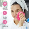 thumbnail image 3 of Makeup Remover Cloths 12 Pack, Makeup Removal Face Cleansing Cloth, Reusable Make Up Remover Pads Remove Instantly Dirt with Just Water, 5 x 5 in, 3 of 6