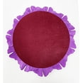 thumbnail image 5 of Fennco Styles Unique Ginkgo Leaf Placemats 14 Inches Round, Set of 4 – Violet Modern Traycloth Table Mats for Home, Dining Room Décor, Banquets, Indoor & Outdoor and Special Events, 5 of 5