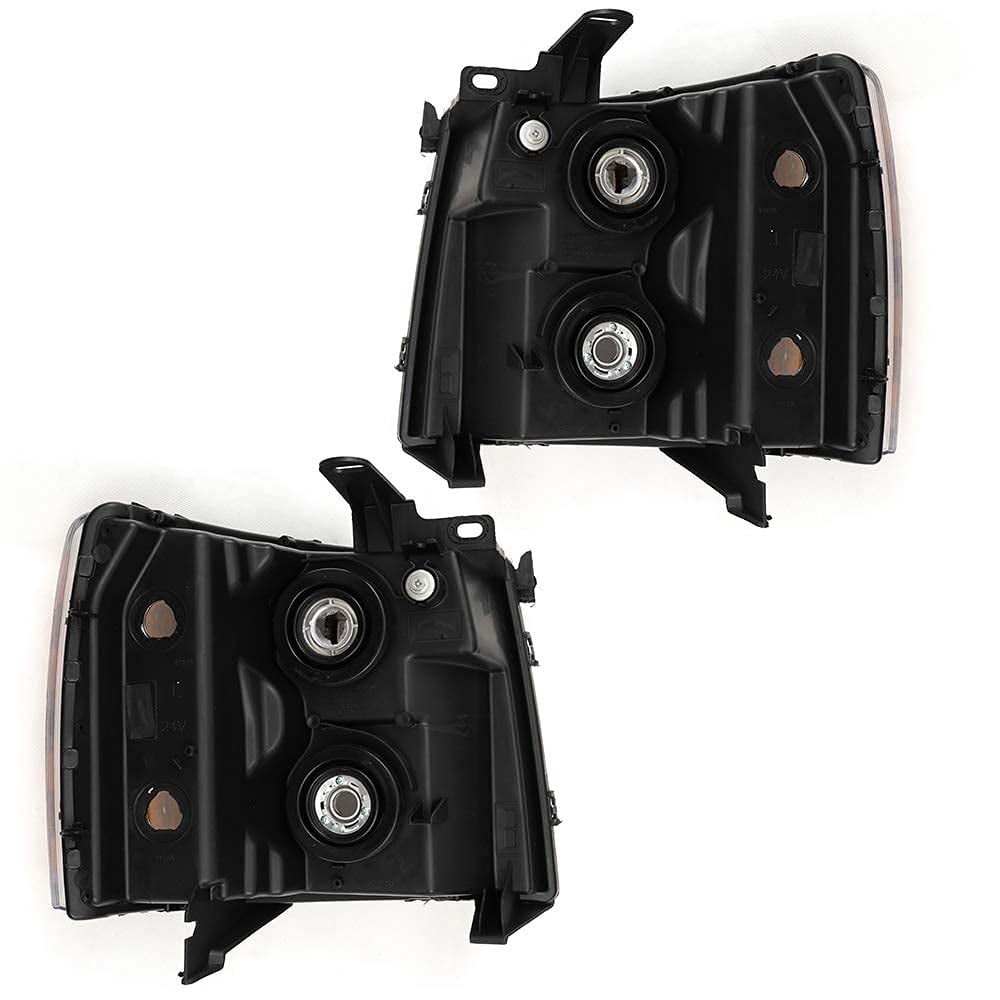PIT66 Left+Right Projector Headlight Replacement Pair Fit For 2007-13 Chevy Silverado