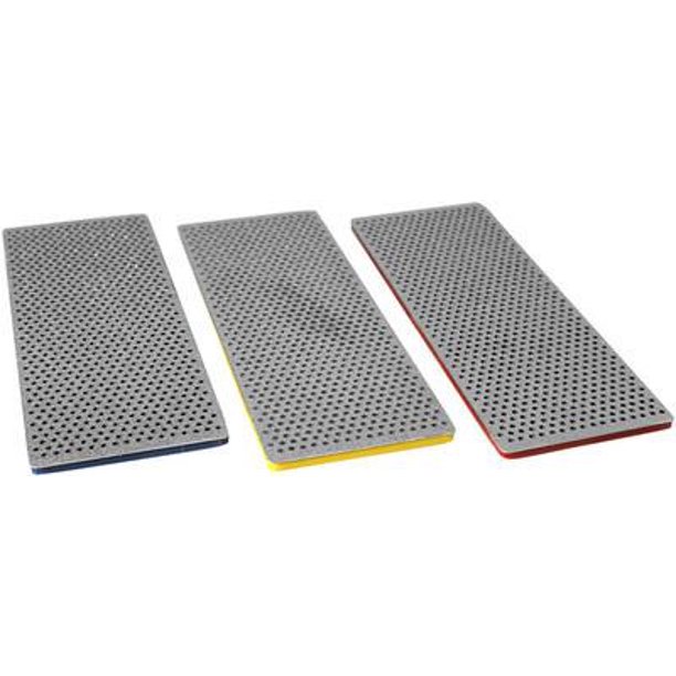 3 Large Diamond Sharpening Stones