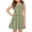 #A04-Army Green, variant on Abcomgle Girls Sleeveless Dresses Casual A-Line Sleeveless Midi Dress Boho Print Holiday Crew Neck Swing Sundresses for 4-14t Kids,Army Green,9-10Years