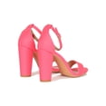 thumbnail image 4 of Women Open Toe Single Sole Ankle Strap Chunky Heel Sandal 18435, 4 of 6