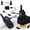black, variant on Rechargeable Long Range Walkie Talkies for Adults, FCC ID:2ACVFK-10B, 2-Way Radio with Earpiece for Hiking Camping Work (2 Pack, Black)