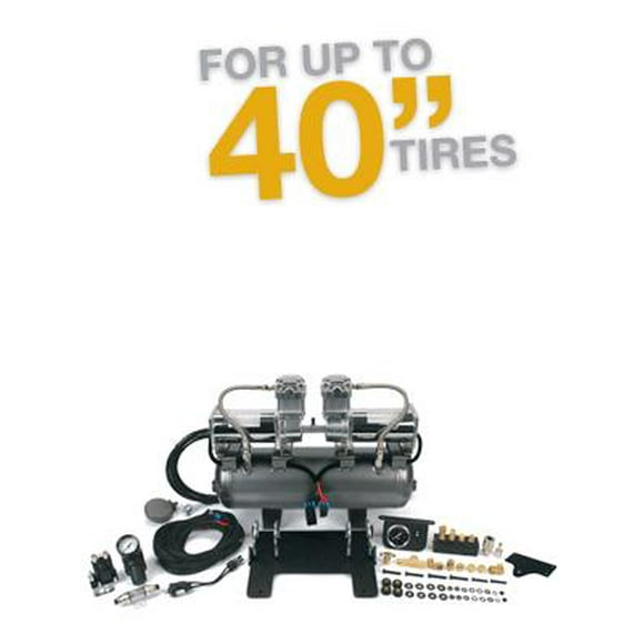 Viair 30001 Réservoir Haute Vitesse 150 PSI 2 sur 2 JK (20072011) Deux 400C sur 2.0 Gal., avec Support Croisé