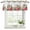 white, variant on Christmas Poinsettia Curtain Valances for Windows, Kitchen Valance Window Treatments Panel 2 Pack, Xmas Cardinal Pine Cone Branches Rod Pocket Short Curtains for Bathroom Bedroom 54 x 18 Inch
