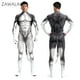 thumbnail image 4 of Disfraz de cosplay sexy y ajustado de Zawaland, conjunto de lobo de nieve con estampado 3D de animales, mono Zentai completo con cola, mono de fiesta, 4 of 5