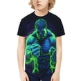 thumbnail image 1 of Hero Hulk Garçons Filles T-Shirt à Imprimé Graphique 3d Col Rond Manches Courtes Très Petit, 1 of 7