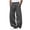 Dark Gray, variant on Men's Solid Color Pocket Drawstring Elastic Waist Casual Fashion Jogger Pants