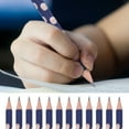 thumbnail image 1 of Lápiz de escritura, 12 piezas de lápiz de haya triangular, lápiz de papelería para estudiantes, estándares líderes en la industria, 1 of 9