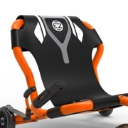 EzyRoller: Classic X - Orange - Ride-On Scooter, Cambering Motion, Pedal Free Cart, Hand Brakes, Extendable Frame, 154lb Capacity, Kids Ages 4+
