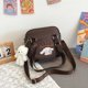 thumbnail image 4 of Cinnamorol-Bolso cruzado informal Sanrio para mujer, morral con bordado de dibujos animados, sencillo, combina con todo, 4 of 4