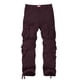 thumbnail image 3 of Pantalones Cargo Wild para Hombre en Algodón Duradero Color Rojo Vino, 3 of 6
