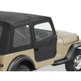 thumbnail image 2 of Bestop 51783-01 Jeep Cj7/Wrangler 2-Piece Full Fabric-Door Set, Black Fits select: 1989-1995 JEEP WRANGLER / YJ, 2 of 2