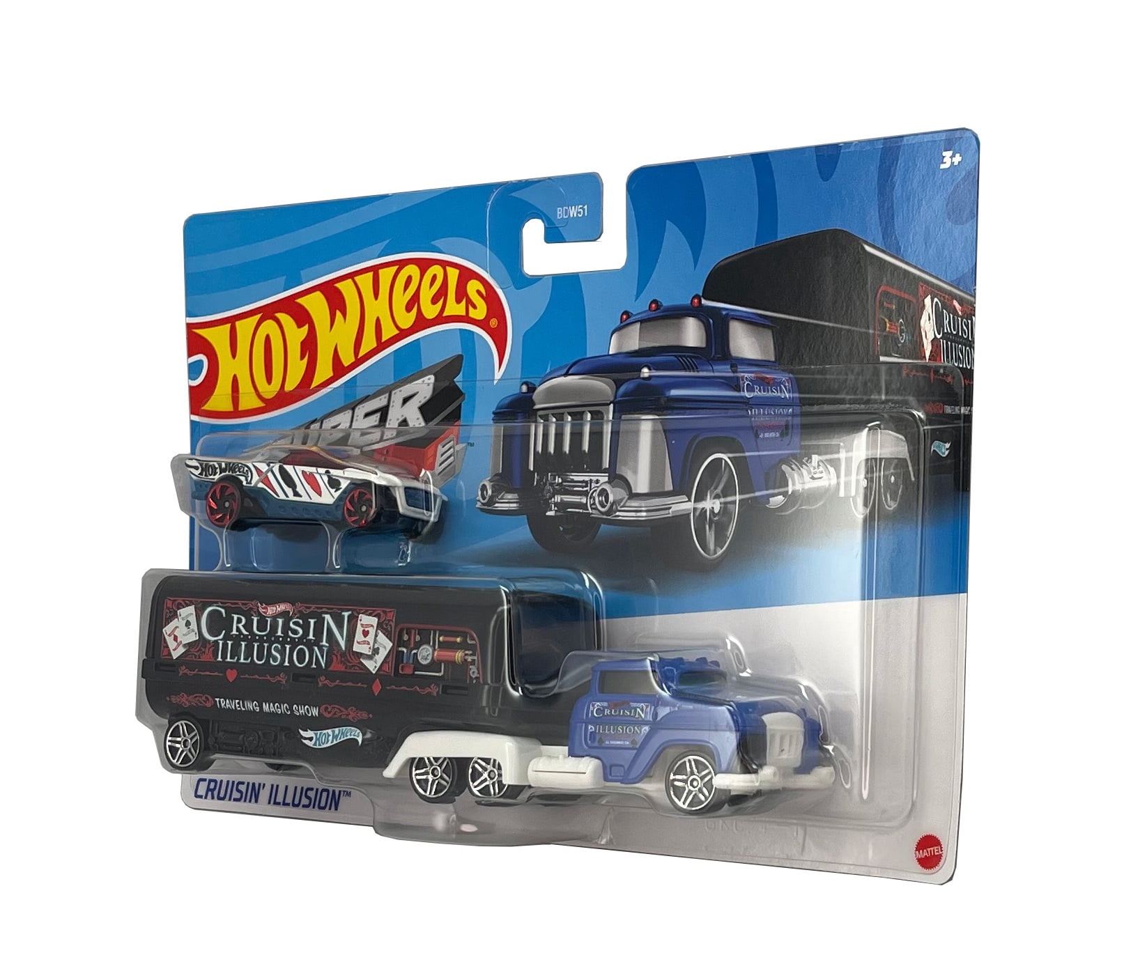 Hot Wheels Super Rigs Cruisin Illusion Diecast Car