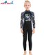 thumbnail image 5 of Traje de buceo para niños Macarena de una pieza Manga Larga con protección UV UPF50 negro S, 5 of 8