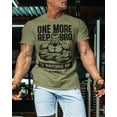 thumbnail image 3 of Gymish One More Rep, Bro! Men’s Workout T-Shirt – Funny Lifting Gym Tee, Athletic Fitness Shirt for Men, 3 of 6