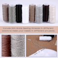 thumbnail image 4 of Kit de Couture en Cuir 29 Pcs, Kit de Réparation de Rembourrage en Cuir avec 8 Couleurs de Fil à Coudre, 4 of 5