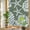 Green, Olive, Cream, variant on Window Privacy Film for Home Office Static Cling, Orange Conch Coastal Decorative Stained Glass Window Film for Large Sliding Door Nautical Summer Starfish Shell Coral 29.5 x 118 Inches