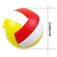 thumbnail image 3 of Training Volleyball for Indoor Outdoor Use – Machine Sewn Beach Volleyball with Thickened PVC, Non Slip, Soft Touch for Practice, Casual Play, All Ages, 3 of 7