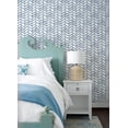 thumbnail image 2 of Chesapeake Fletching Navy Geometric Wallpaper, 2 of 4