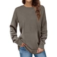 thumbnail image 4 of Sweats à Capuche Unis Automne Hiver Simple Casual Manches Longues et Taille Col Rond à Capuche en Bas en Vrac, 4 of 7