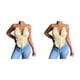 thumbnail image 2 of Qarigey Sexy chaleco correa de espagueti camisola niñas adolescentes Crop Top verano playa vacaciones Bar noche moda ropa albaricoque XXL Type1 NO1 Qarigey CBP228817, 2 of 5