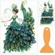 thumbnail image 1 of Juego de 3 calcomanías de hadas y pavo real para muebles y manualidades, 30x15 cm (12x6 pulgadas), con temática de personajes., 1 of 9