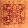 thumbnail image 1 of Ahgly Company Indoor Square Oriental Orange Traditional Area Rugs, 5' Square, 1 of 4