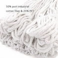thumbnail image 3 of Bonison Loop-End Cotton String Mop Head apply O-Cedar Wringer Style Replacement Mop Head with Looped Ends and Yarn Tailband, White, 3 of 8