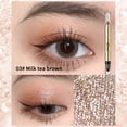 thumbnail image 1 of Sombra de ojos, regalo para mujeres, sombra de ojos de gusano de seda de alto brillo, lápiz perlado, brillo fino, sombra de ojos delgada, barra delgada para personas perezosas, sombra de ojos de 2 ml., 1 of 2