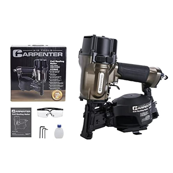 CCN45 7/8" To 1 3/4" 15° Pneumatic Coil Roofing Nailer