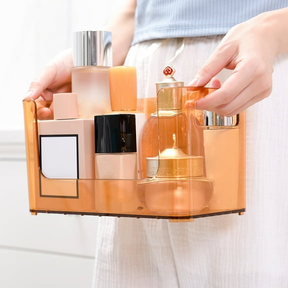 Transparent Storage Bins, Hanging Storage for Bathrooms Laundry Rooms Kitchens Dressing Tables, Plastic Material, Compact Design, Quality Construction, Easy to Carry, Versatile