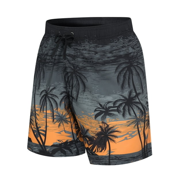 Sovegavy Mens Quick Dry Swim Trunks Mesh Lining Swimsuit Swimwear