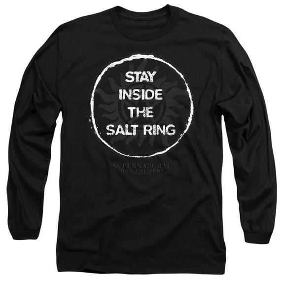 Supernatural - Stay Inside The Salt Ring - Long Sleeve Shirt - XX-Large