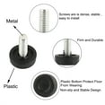 thumbnail image 4 of REGALWOVEN 4Pcs Screw On Type Furniture Glide Leveling Foot Adjuster Black M8 x 20mm, 4 of 7