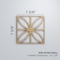 thumbnail image 3 of Ekena Millwork 7 3/8"W x 7 3/8"H x 1/4"T Extra Small Swansea Decorative Fretwork Wood Wall Panels, Birch, 3 of 18