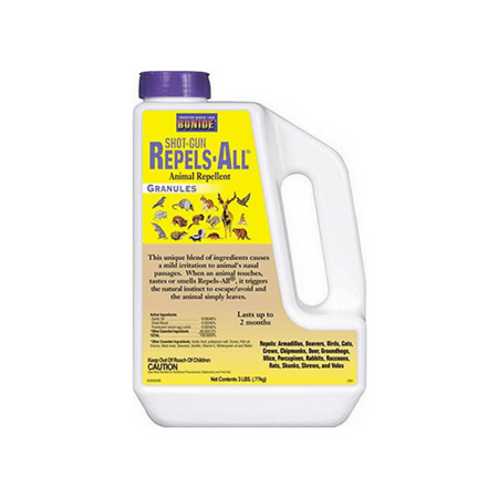3 lbs. Repels-All Animal Repellent Granules (Best Animal Repellent For Gardens)