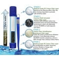 2 Packs Galaxy Personal Portable Water Filter Straw Filtration Purifier