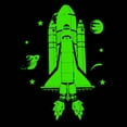 thumbnail image 6 of Little Boys Long Sleeve Rocket Pajamas for Boys 100% Cotton Toddler Space Rocket Sleepwear Clothes Set 7T/6459, 6 of 7
