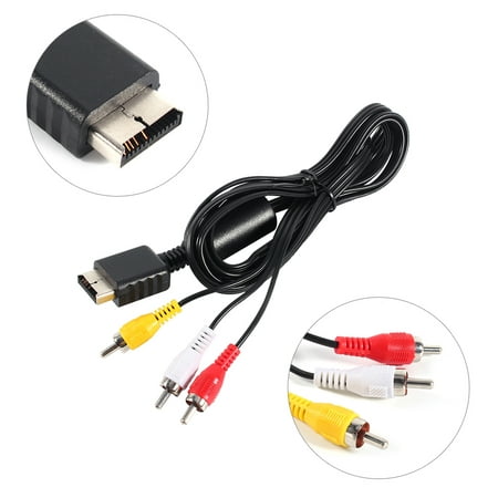 New Replacement Gaming Console Spare Parts Audio & Video Cable Cord AV Wires For PS2 PS3, PS Game AV Wire, Console