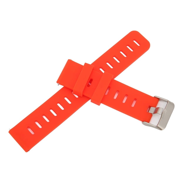 Correas De Reloj De Silicona, Correa De Reloj De Silicona Suave Mano De Obra Fina Reemplazo De Apariencia Elegante Para Amazfit GTS 2 Para Amazfit Bip S Cergrey Rojo