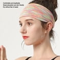 thumbnail image 4 of poshei Diadema para Hombre (Paquete de 5), Banda para el Sudor y Diadema Deportiva para Correr, Ciclismo, Yoga, Baloncesto, Diadema elástica que Absorbe la Humedad, 4 of 6