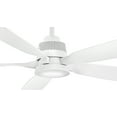 thumbnail image 3 of Hinkley Lighting 906564-Ldd Bodin 64" 5 Blade Indoor Led Ceiling Fan - White, 3 of 7