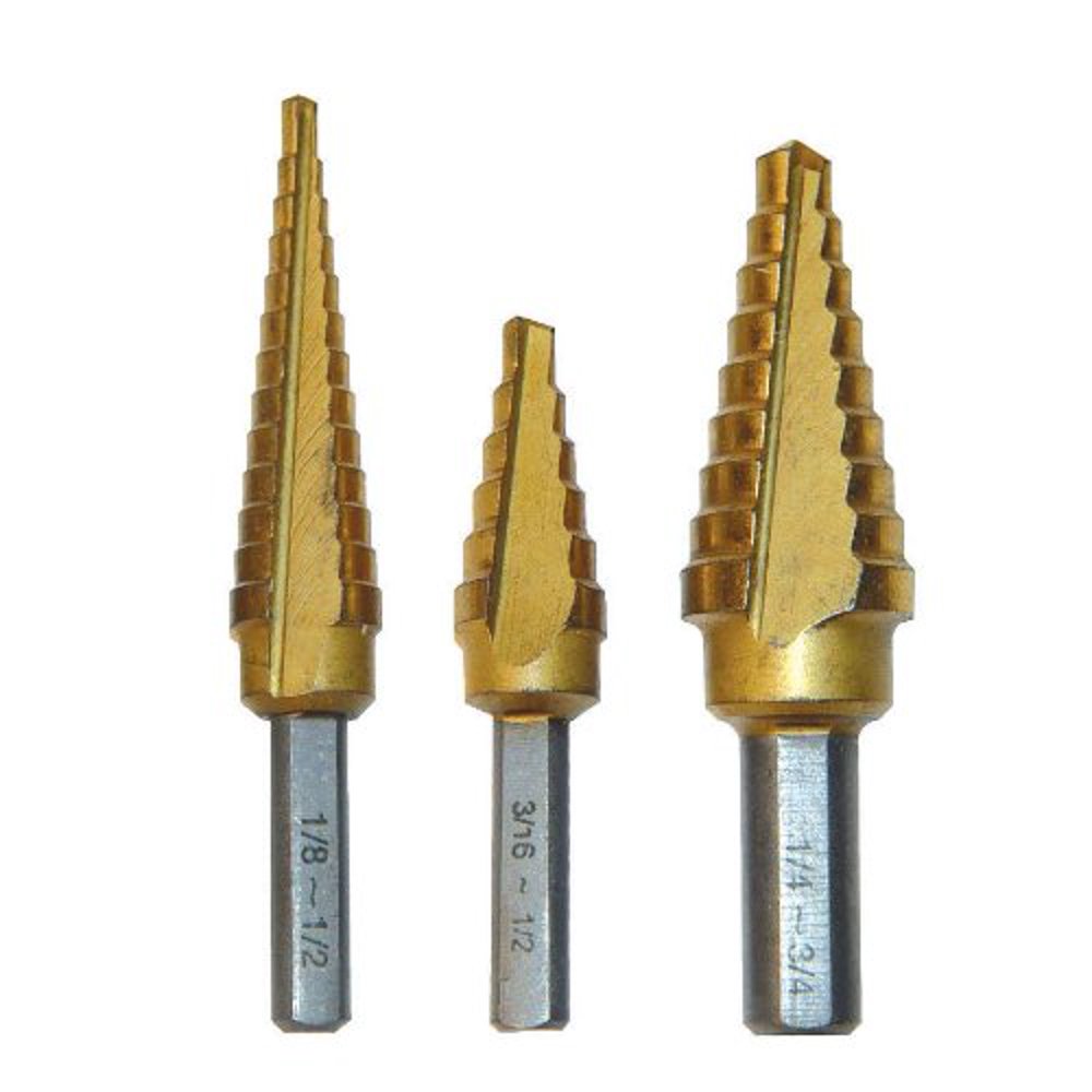 Astro Pneumatic Titanium Step Drill Bit Set 9445