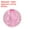 Pink, variant on Uxcell 60Pcs Acrylic Beads, Cute Beads Bulk Spacer Bead Bubble Ab Crystal Plastic Candy Loose Round Pearl Bead , Blue