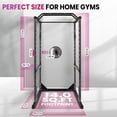 thumbnail image 5 of Squat Rack Power Cage, 1200LB Frame Power Rack, 2”x2”Square Multi - Function Home Gym Squat Rack with J-Hooks for Fitness Workouts, 5 of 7