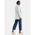 thumbnail image 2 of Time and Tru Women's Brushed Longline Cardigan Sweater, Midweight, Sizes XS-XXXL, 2 of 4